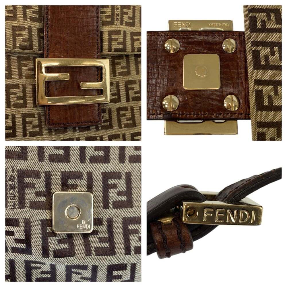 FENDI Brown Leather Shoulder Bag - Picture 4 of 10